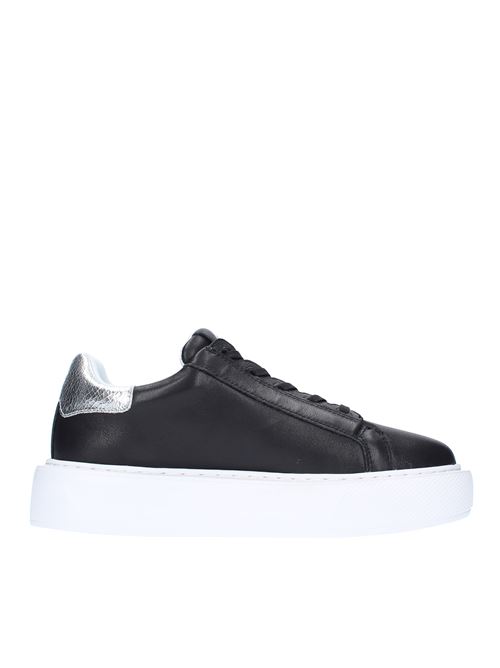 KYLIE 05 leather trainers LIU JO | BA2065 PX100NERO